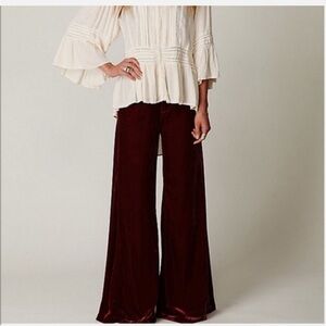 Free People Velvet Extreme Wide
Leg Pants